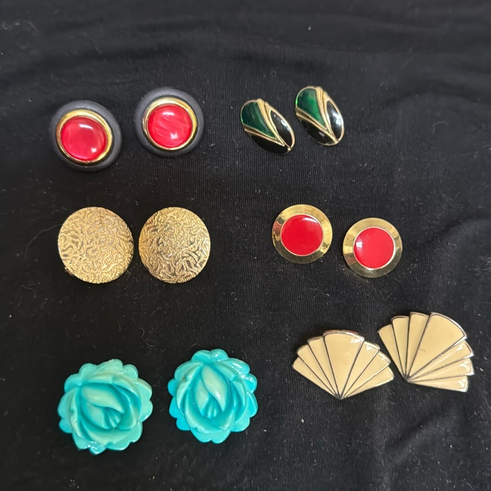 Vintage 1980s earrings